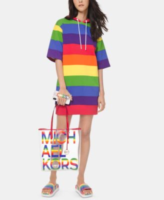 michael kors rainbow sequin dress