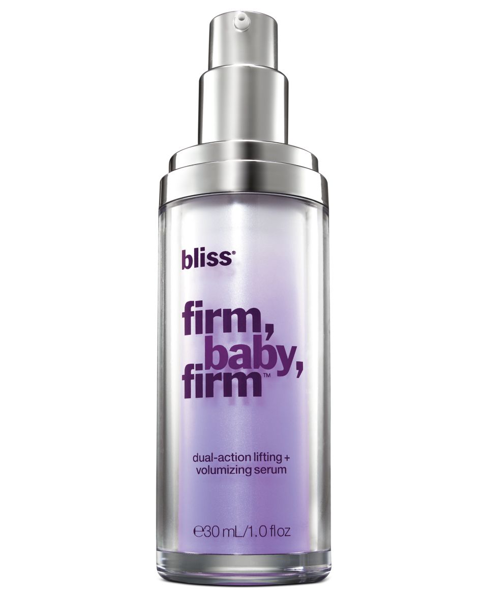 bliss firm, baby, firm dual action lifting + volumizing serum, 1 oz