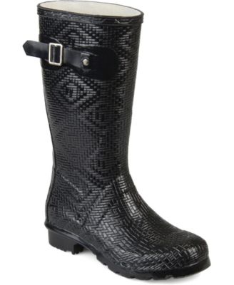 macys womens rubber rain boots