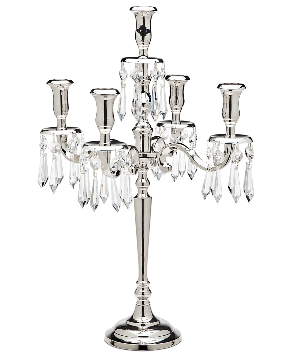 Lighting by Design Gifts, Silver Plated Candelabra Candle Holder   Candles & Home Fragrance   For The Home