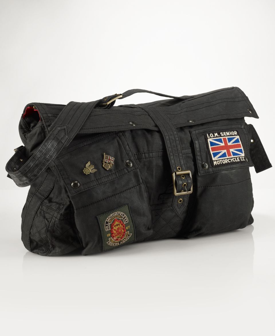 Polo Ralph Lauren Bag, Oilcloth Motor Cross Bag