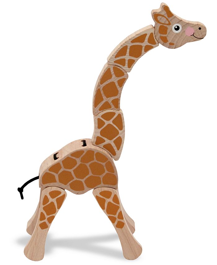 melissa and doug giraffe wood