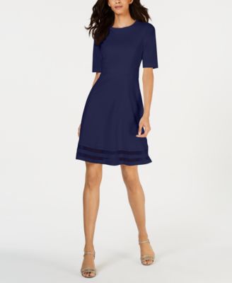 elbow sleeve dresses