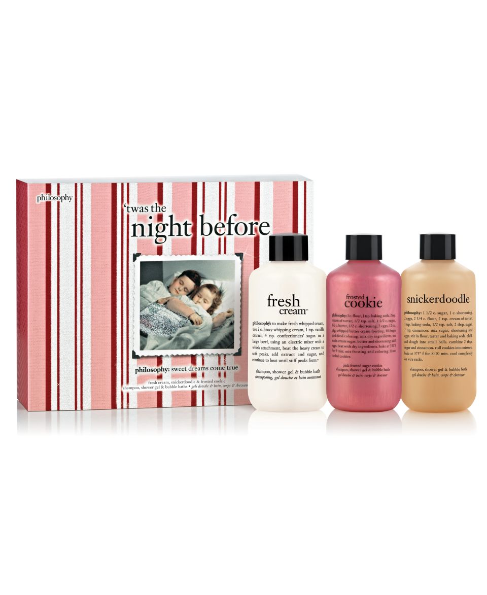 philosophy twas the night before bath & body value set   A