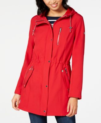 tommy hilfiger women's red coat