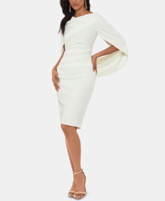 womens white sheath dress