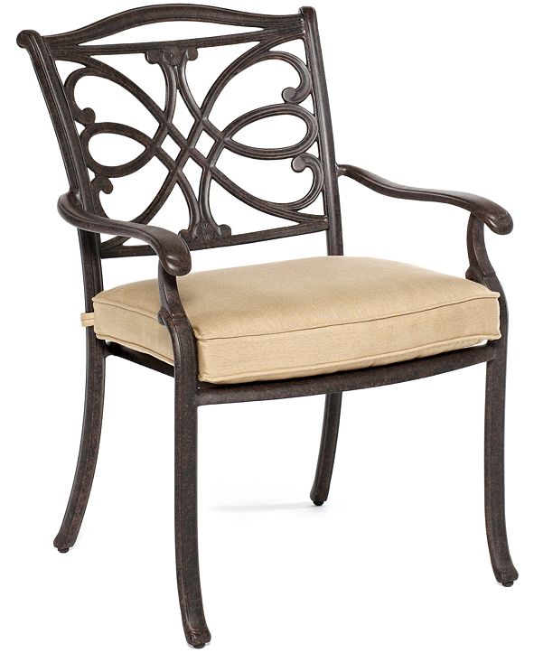 Furniture CLOSEOUT! Kingsley Cast Aluminum Outdoor Dining Chair