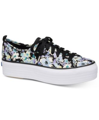 Keds Triple Up Floral Lace-Up Sneakers 