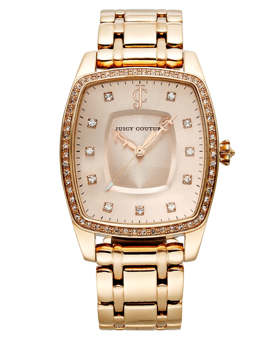 Juicy Couture Watch, Womens Beau Rose Gold Tone Stainless Steel