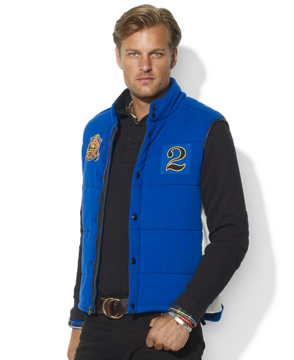 Polo Ralph Lauren Outerwear, Quilted Signature Crest Espana Vest