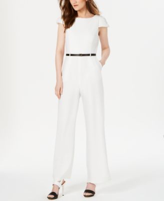 macy's calvin klein jumpsuit