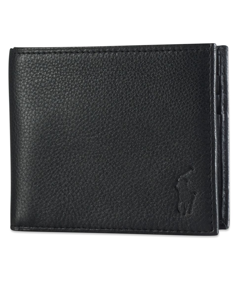 Polo Ralph Lauren Wallet, Pebbled Passcase   Mens Belts, Wallets