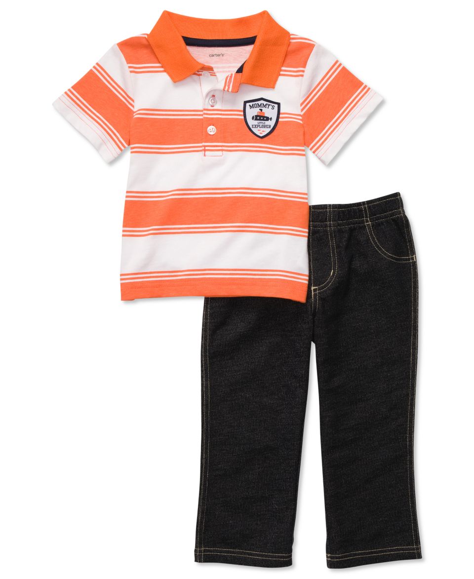 Carters Baby Set, Baby Boys Woven Plaid Shirt and Pants   Kids   