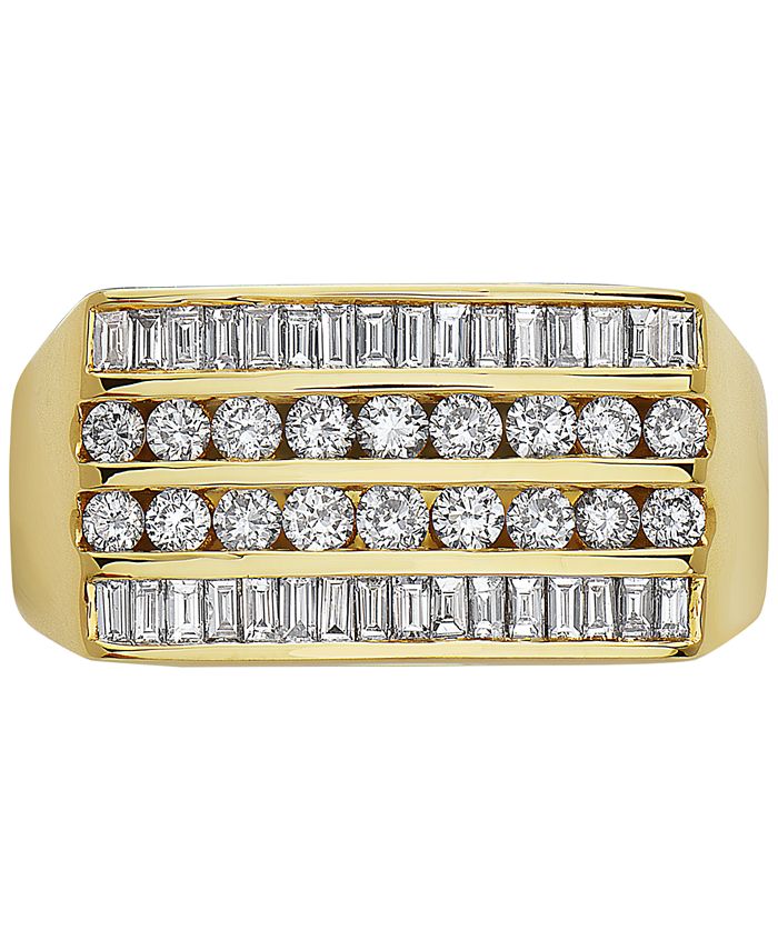 EFFY Collection EFFY® Men's Diamond Ring (11/5 ct. t.w.) in 14k Gold