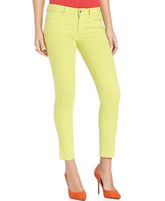 Else Jeans Skinny Jeans, Yellow-Wash Colored-Denim - Jeans - Women - Macy's
