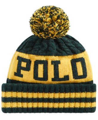 ralph lauren pom pom beanie