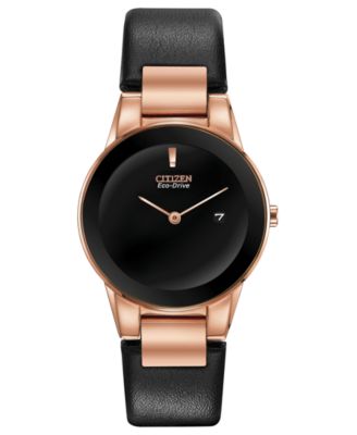 citizen women's watches leather strap