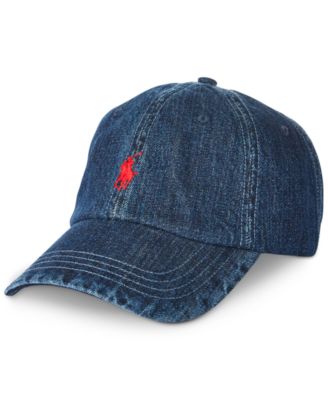 denim polo hat