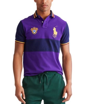mens purple ralph lauren polo shirt