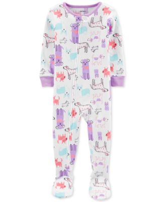 puppy footie pajamas