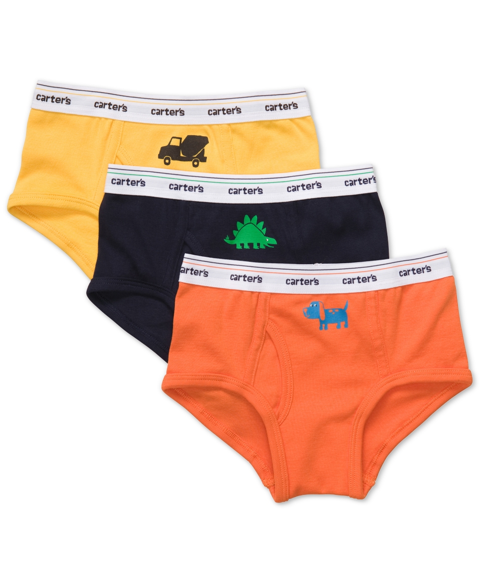 Carters Kids Underwear, Toddler and Little Boys 3 Pack Briefs