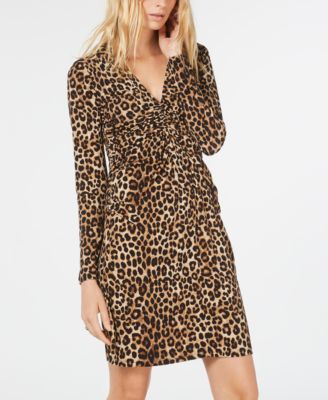 michael kors cheetah print dress