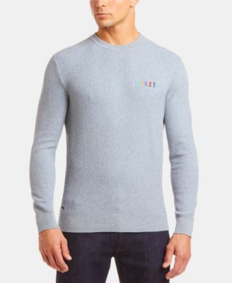 lacoste rainbow sweater