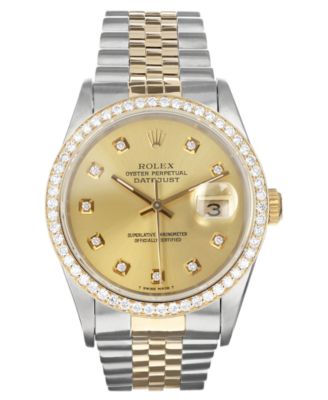 macy's pre owned rolex