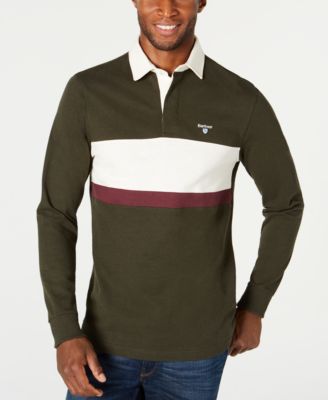 barbour long sleeve polo