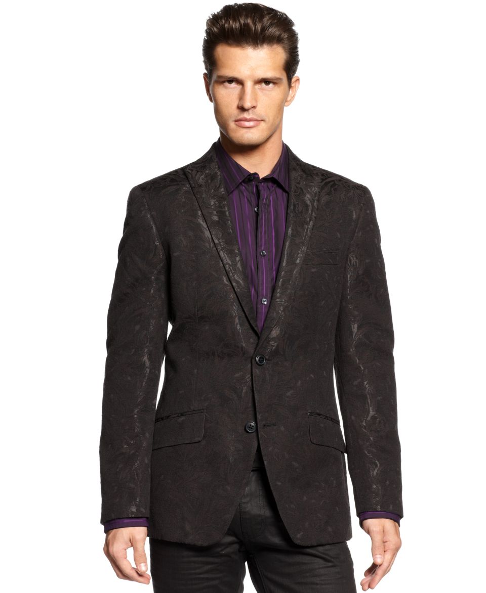 INC International Concepts Blazer, Slim Fit Jacquard Blazer