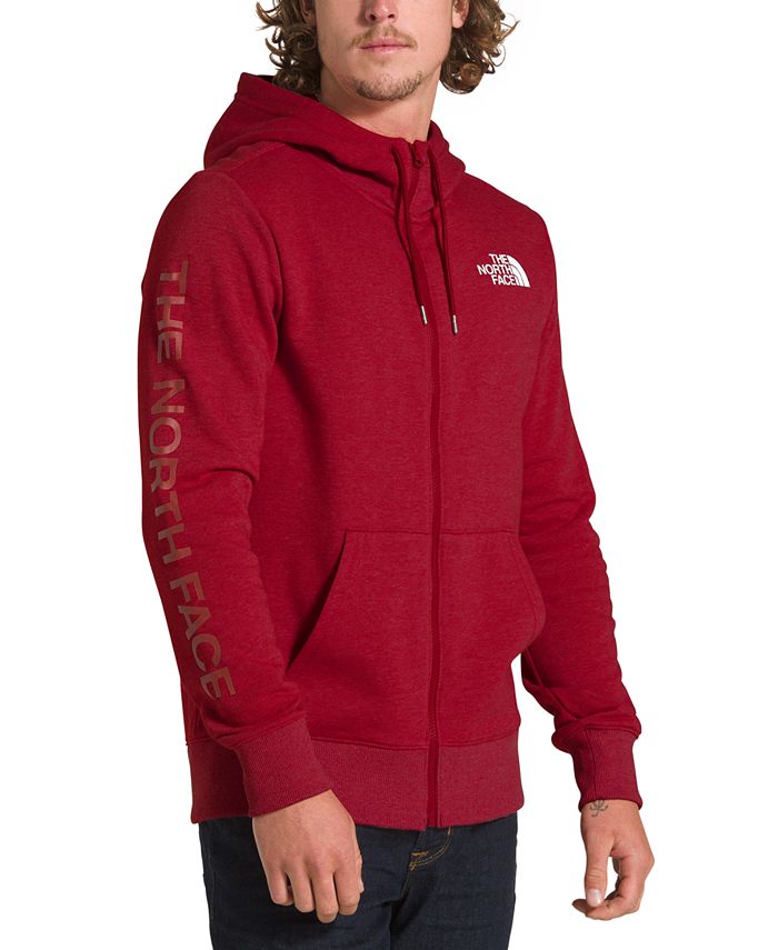 north face mens hoodie full zip