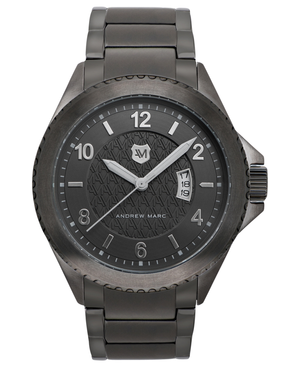 Andrew Marc Watch, Mens Heritage Roadside Gunmetal Ion Plated