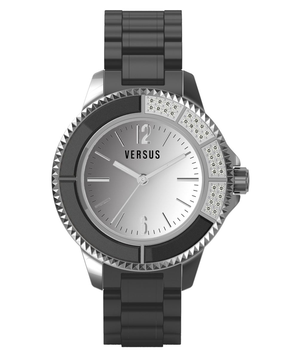 Versus by Versace Watch, Unisex Tokyo White Enamel and Stainless Steel