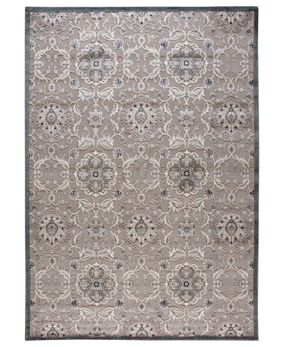 Nourison Area Rug, East Hampton Bruges Grey 53 x 75   Rugs   