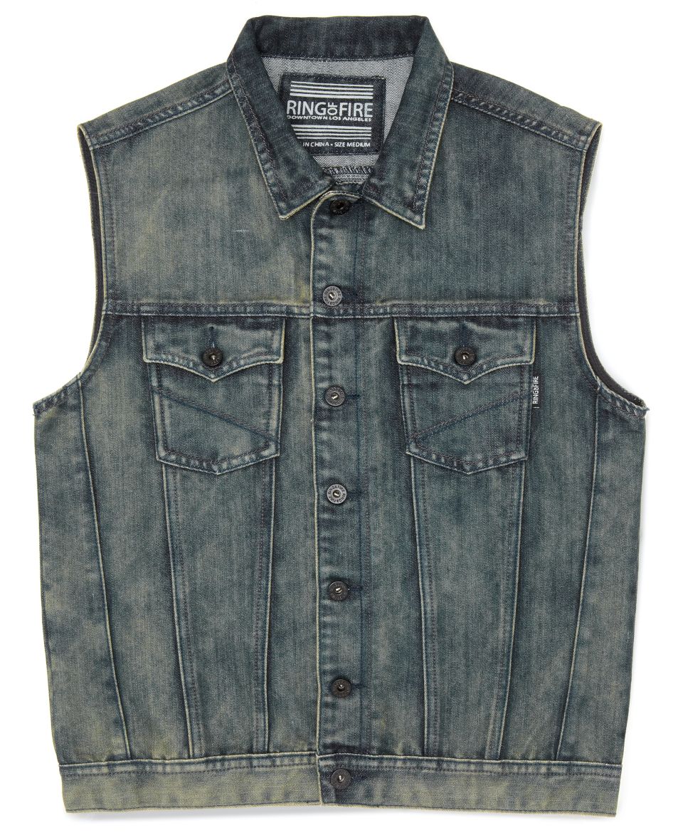 GUESS Kids Vest, Boys Crater Denim Vest   Kids Boys 8 20