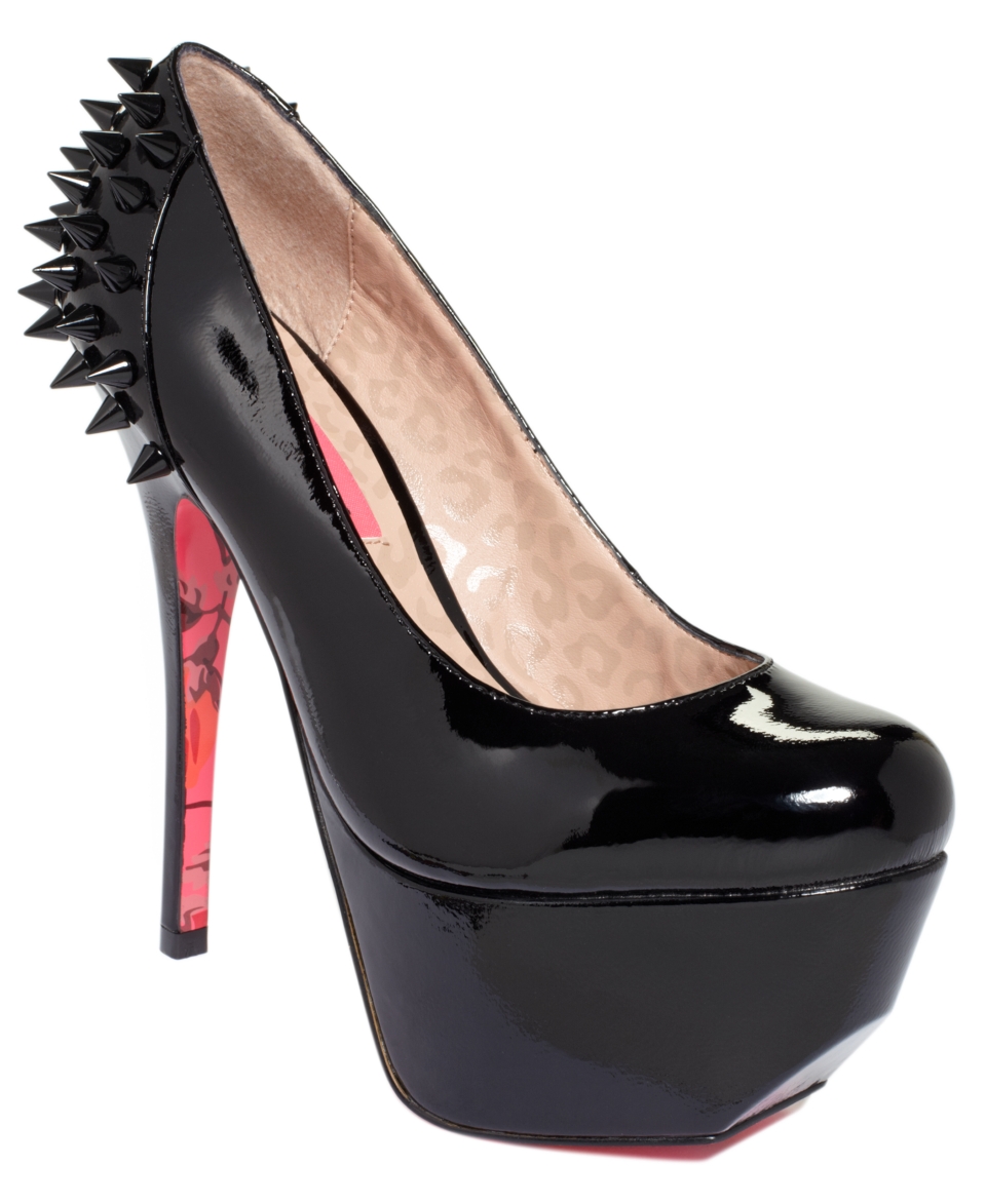 Betsey Johnson Shoes, Ginger Spike Platform Pumps