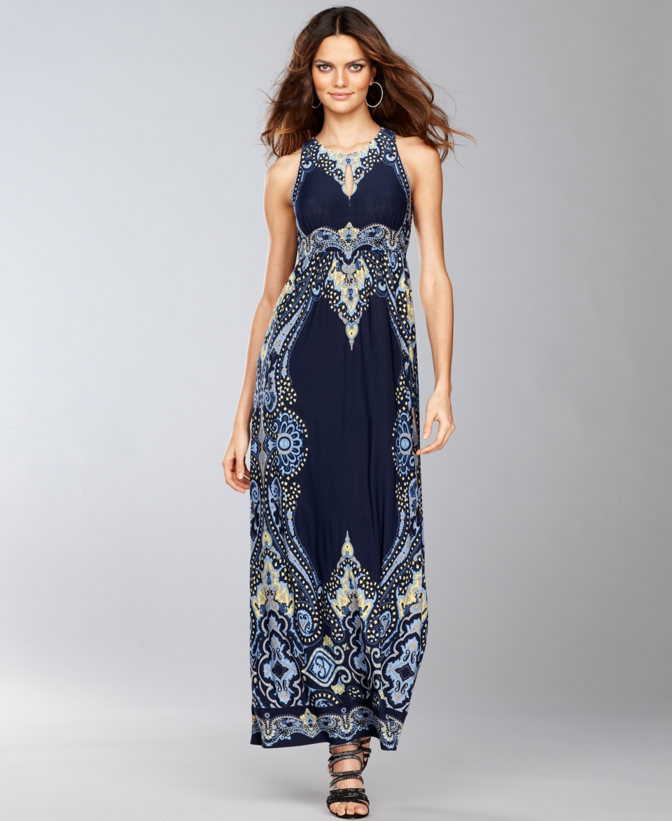 sleeve printed chiffon maxi orig $ 118 00 was $ 54 99 40 99