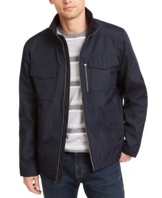 calvin klein men's open bottom hipster coat