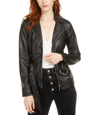 leather guess jacket