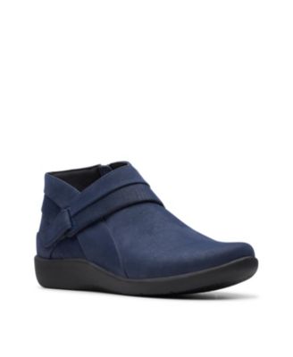 macy's clarks ankle boots