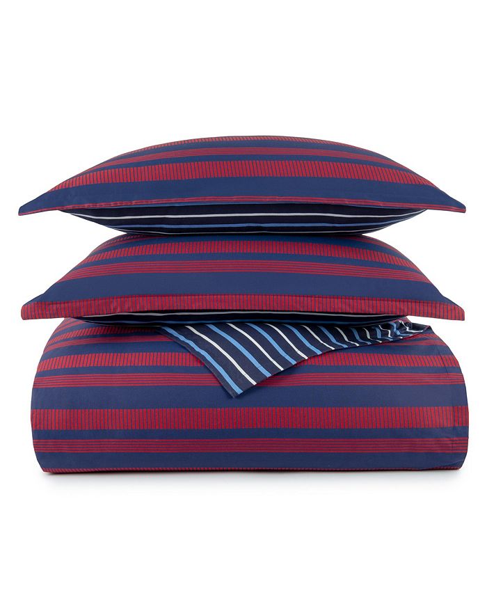 Tommy Hilfiger Heritage Stripe 3 Piece Full/Queen Comforter Set