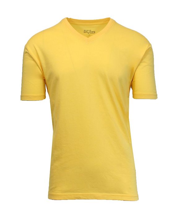 Galaxy By Harvic Men's Short Sleeve V-Neck T-Shirt & Reviews - T-Shirts ...
