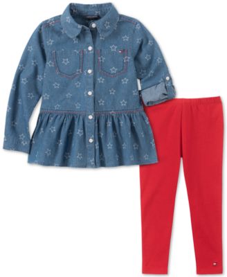little girl denim shirt