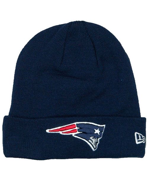 New Era New England Patriots Basic Cuff Knit Hat Reviews Sports Fan Shop By Lids Men Macy S