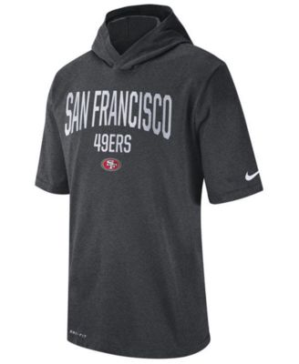 49ers short sleeve hoodie