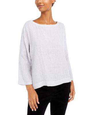 macys eileen fisher tops
