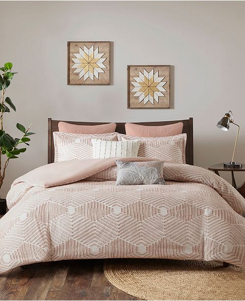 Ink Ivy Ellipse King California King 3 Piece Cotton Jacquard Comforter Set Reviews Comforters Fashion Bed Bath Macy S