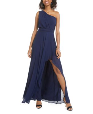 macys one shoulder dress