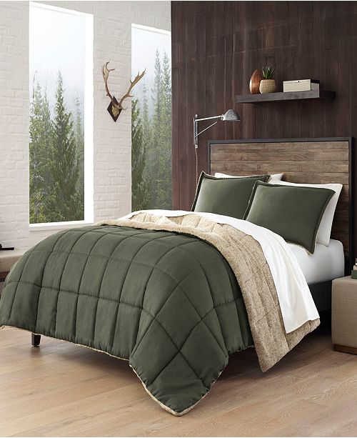 Eddie Bauer Sherwood Dark Green Comforter Set King Reviews Comforters Fashion Bed Bath Macy S