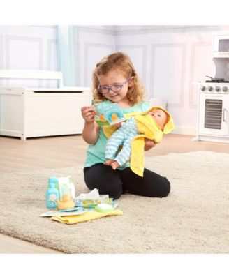 melissa and doug changing and bath time playset